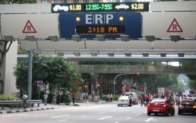ERP Rates, Gantries and Operating Hours in Singapore (June 2021)